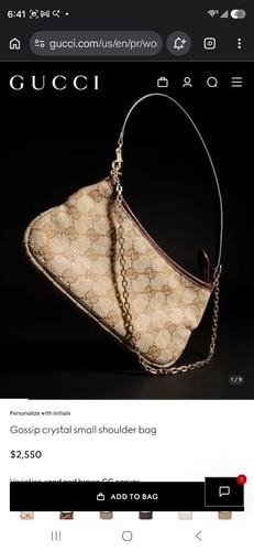Borsa tracolla piccola gucci - piccola,