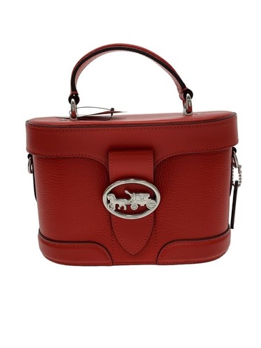 Borsa coach pelle rossa - coach,