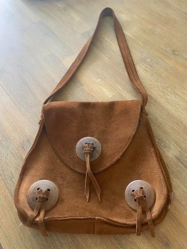 Borsa tracolla vintage pelle - a,