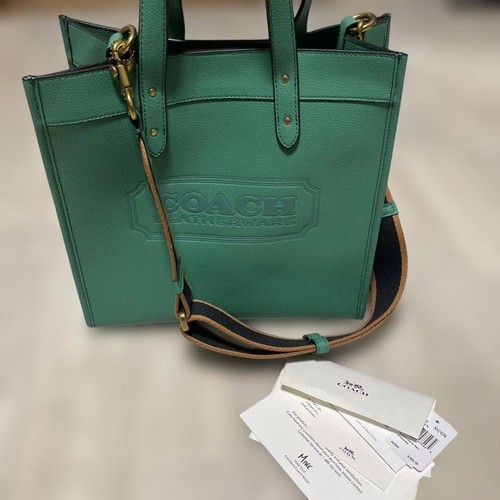 Borsa coach pelle verde - coach,