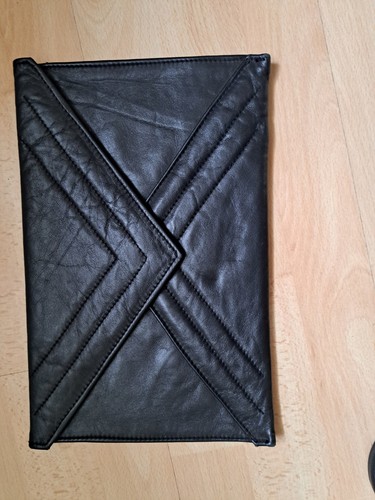 Pochette nera vera - vera, pelle