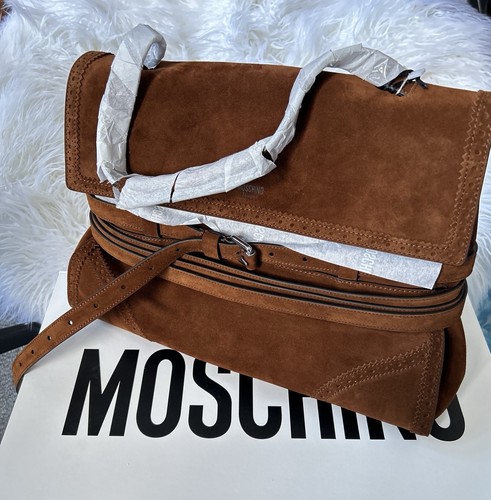 Borse moschino tie - me, pelle