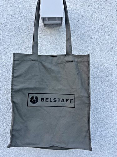 Belstaff logo tote bag - , oliva