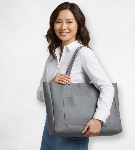 Borsa donna grigia vera - borsa, in