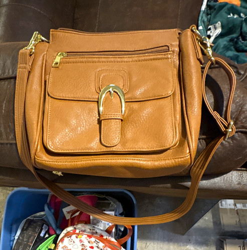 Borsa tracolla roma - roma, marrone