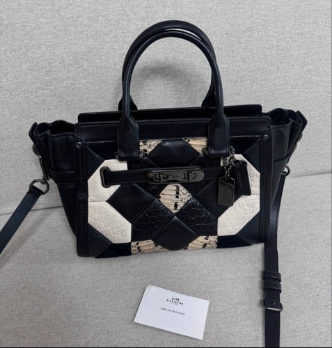 Coach swagger black - coach, white